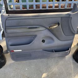 1994 F350 Gray Driver Door Panel