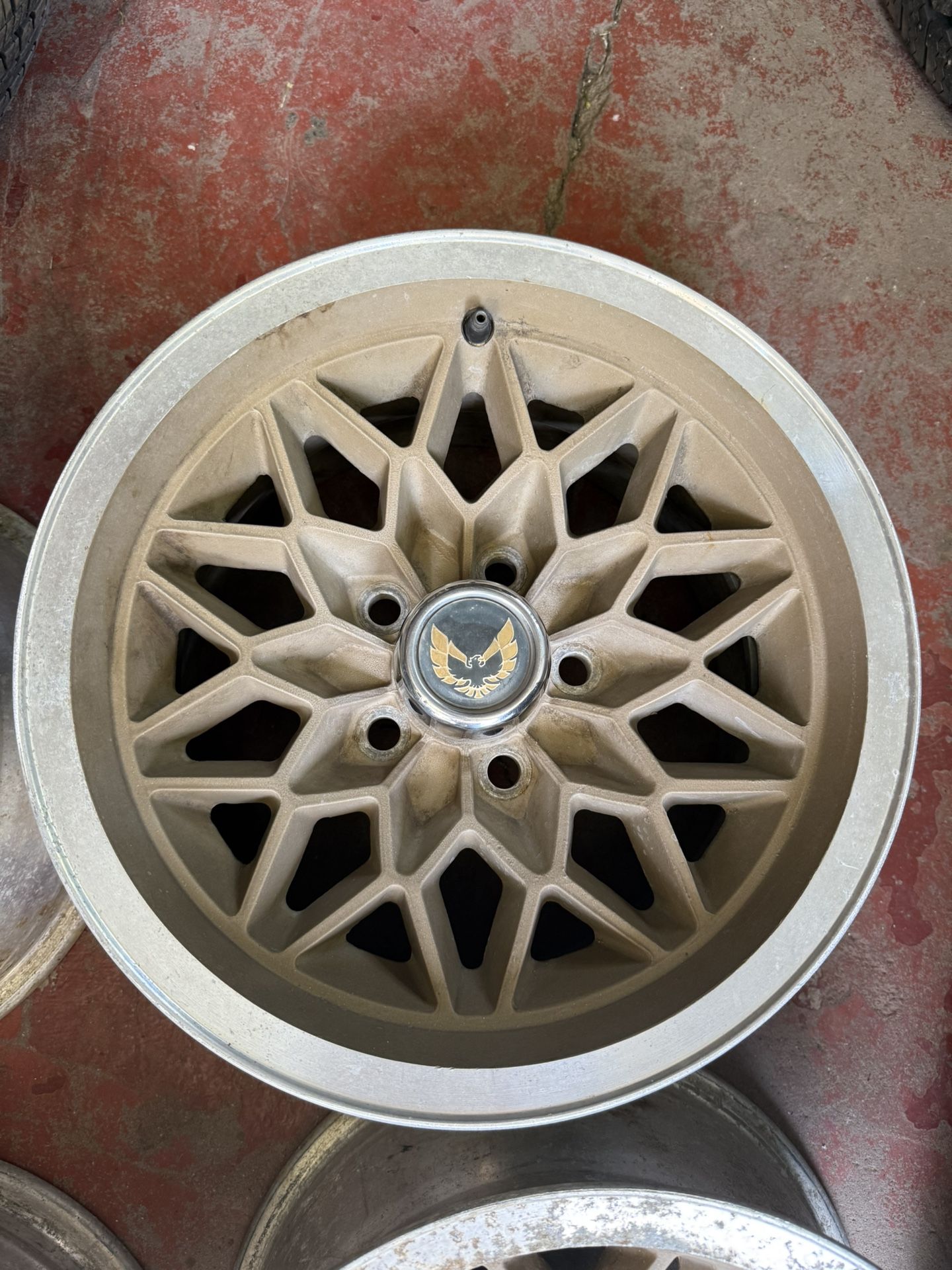 PONTIAC TRANS AM 15X8 SNOWFLARE WESTERN OEM WHEEL RIM SET