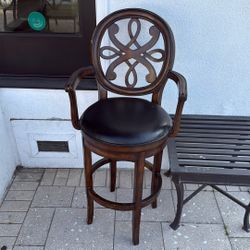 Wooden Bar Stools (x4)
