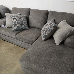 New Brown Sofa Chaise