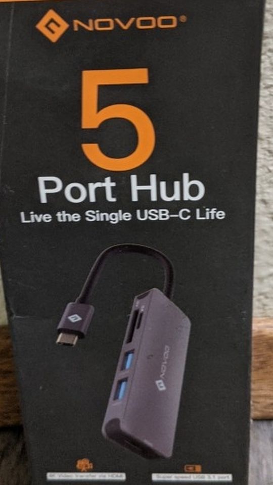 Novoo USB C 5 In 1 Hub