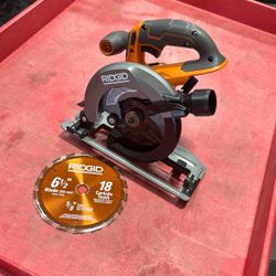 RIDGID 6-1/2" Cordless 18v Circular Saw (Tool Only)