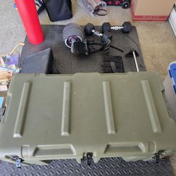 Green Storage Box With Wheels Lockable