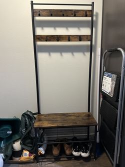 Parke Hall Tree 27.6'' Wide with Bench and Shoe Storage