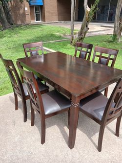 Table and chairs