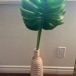 Tommy Bahama Wooden Boho Coastal Vase