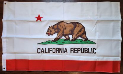 3x5 Ft California State flag heavy duty double sided embroidered