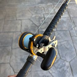 Daiwa Seagate SGT35H Star Drag Conventional Reel And Rod Combo 