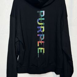 Black Purple Hoodie 