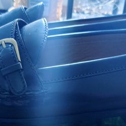 Men's Size 13D Black COLE HAAN Pinch Buckle Loafers With Guards