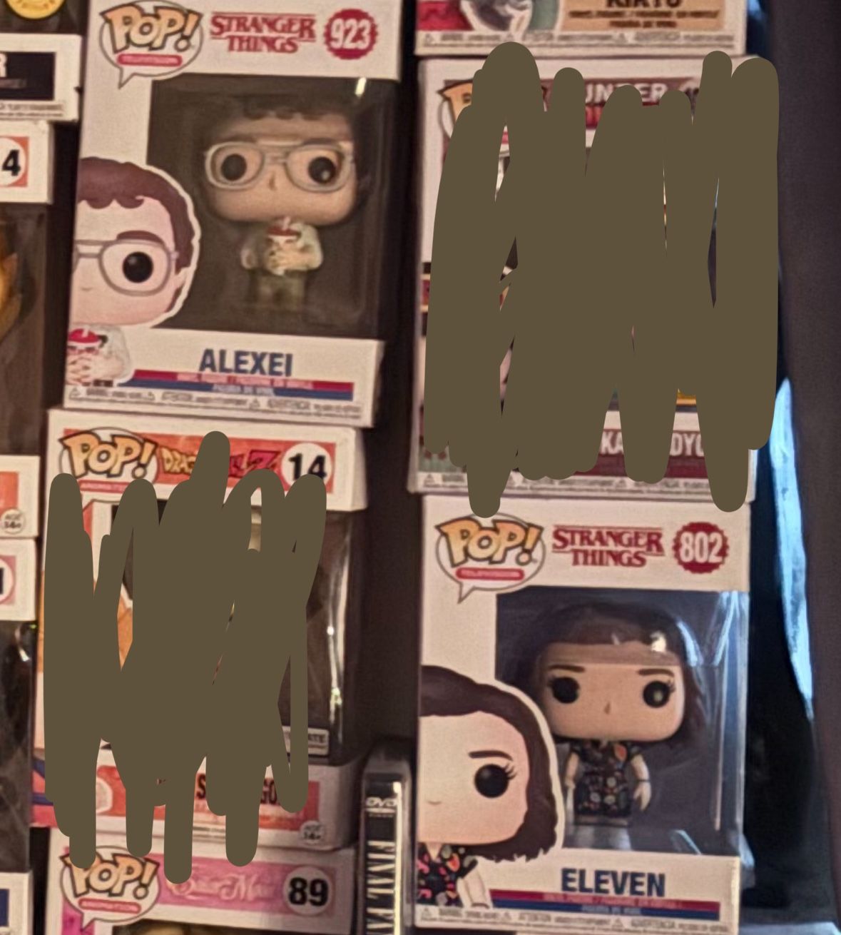 Stranger Things Funko Pop Set – Eleven (80s Outfit) & Alexei w/ Slushie – In Box