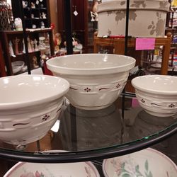 Longaberger nesting bowls