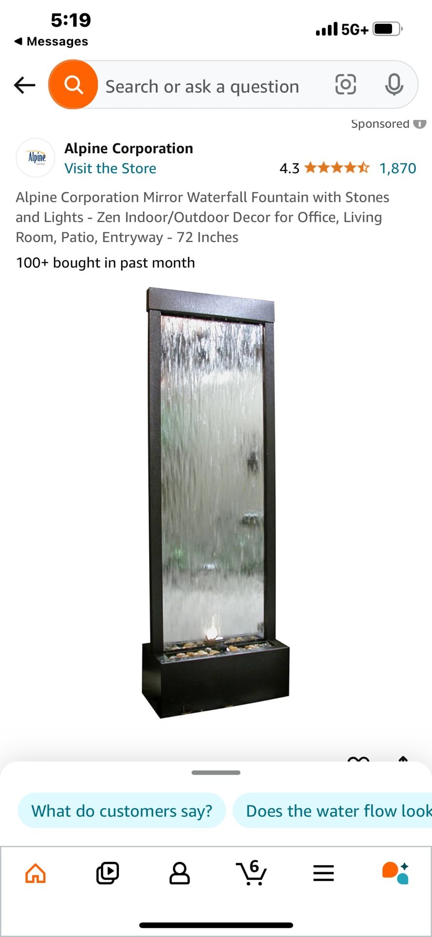 Mirror Water fountain