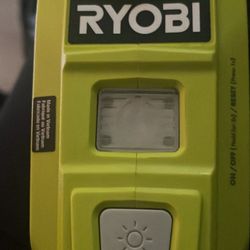 RYOBI Charger, Battery, and Power Source