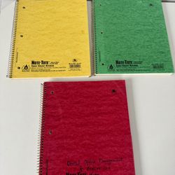 Note-Tote Single Subject Notebooks