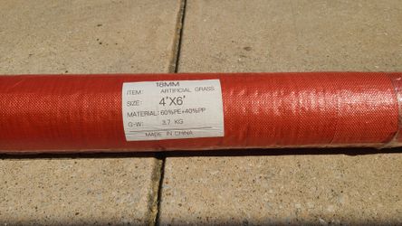 6 ft x 4 ft Artificial Grass Rug