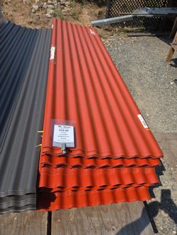 SunTop Corrugated Roofing Sheets Orange