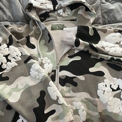 Denim Tears Camo Draw Zip Up