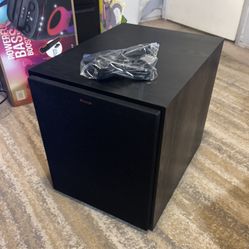 Klipsch R-120SWi 12 In. | Wireless Subwoofer | 400W Peak Power, Deep Bass, Transmitter Included 