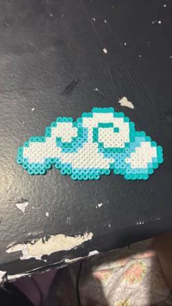 cloud Perler Bead Art