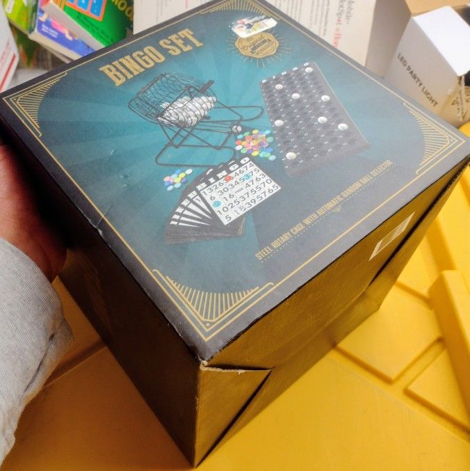 Bingo set steel rotary cage random ball selector 