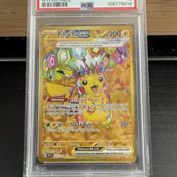 Pikachu EX Hyper Rare 247/191 Surging Sparks PSA 10