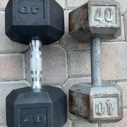 40 Lb Dumbbell Pair(2)