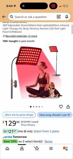 Brand New Viconor Red Light Therapy Lamp with Stand