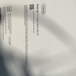 iPad Air 11inch 128 Go