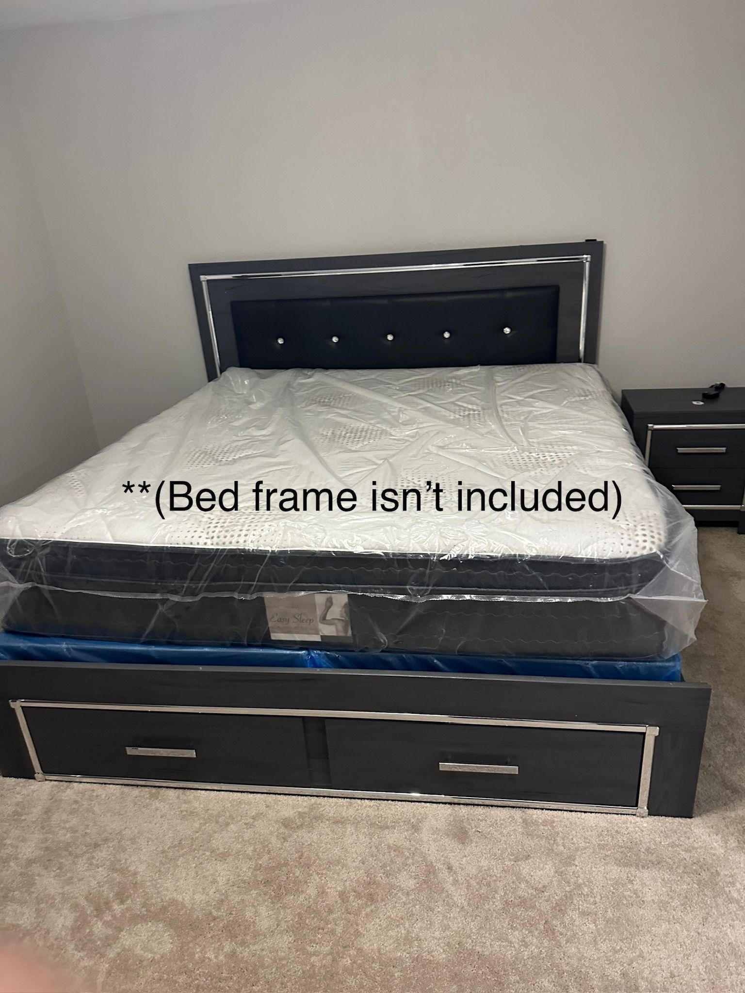 NEW KING SIZE MATTRESS SET AND BOX SPRING 2pcs