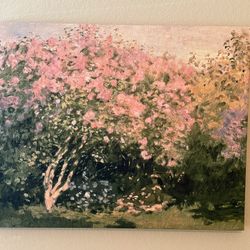 Monet’s Lilacs Canvas