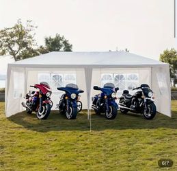 ⛺ Brand New 10’ x 20’ White Party Tent with 6 Sidewalls – IN BOX 🎉