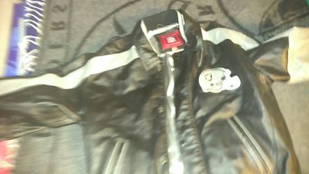 Raider leather jacket