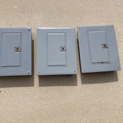 3- Square D 125amp 1phase Electric Panels