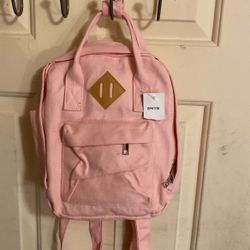 Pink Backpack 2 Side Pockets One Front Pocket Machine Washable $5 C My Other Bags Ty