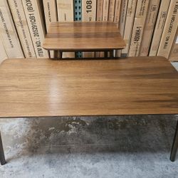 2pc Amber Coffee Table Set