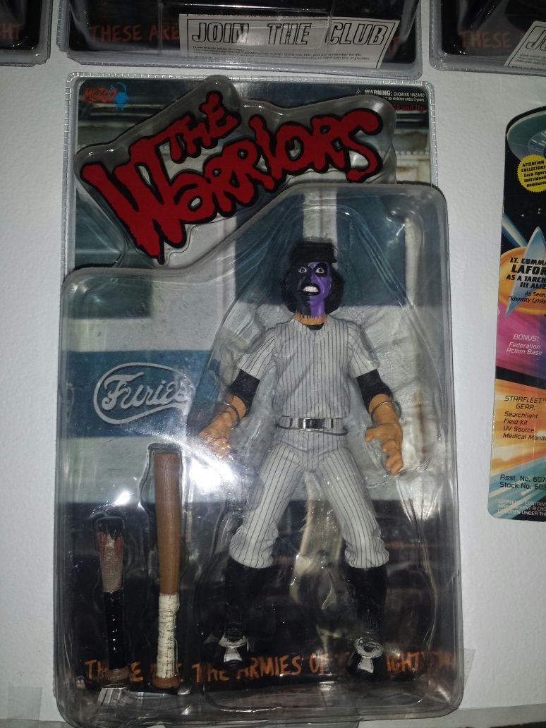 THE WARRIORS. BASEBALL FURIES PURPLE & BLACK NEW IN PACKAGE CLEAN VERSION