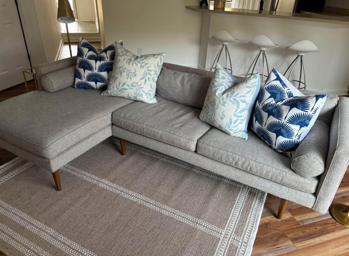 Gone today..West Elm Sectional