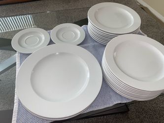 Lot of 23 Pieces of Corby Hall by Costa Verde Porcelain China