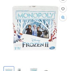 Monopoly Frozen Game Board Brand New