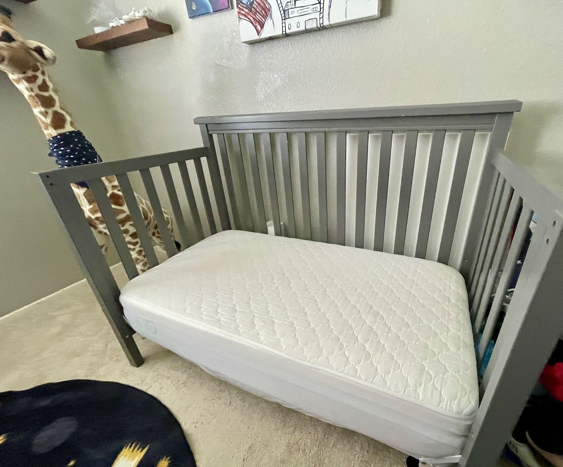 Nursery Furniture Set - Grey, Barely Used - like New!!