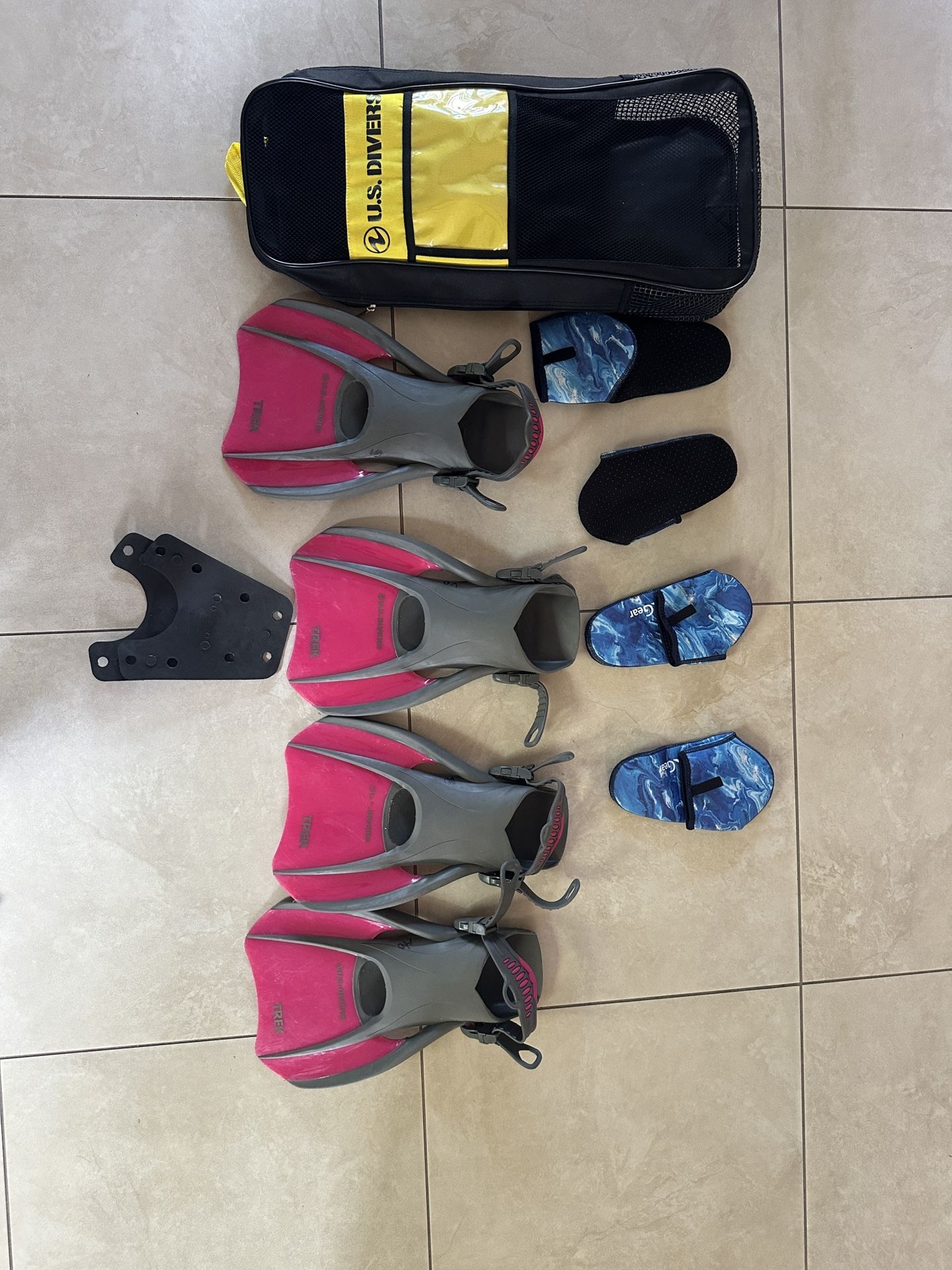 Trek snorkeling fins 2 Sets - Kids