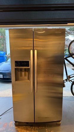 KitchenAid- side by side refrigerator freezer