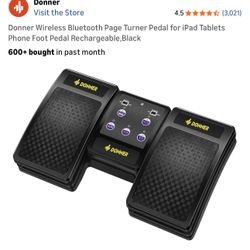 Donner Wireless Bluetooth Page Turner Pedal