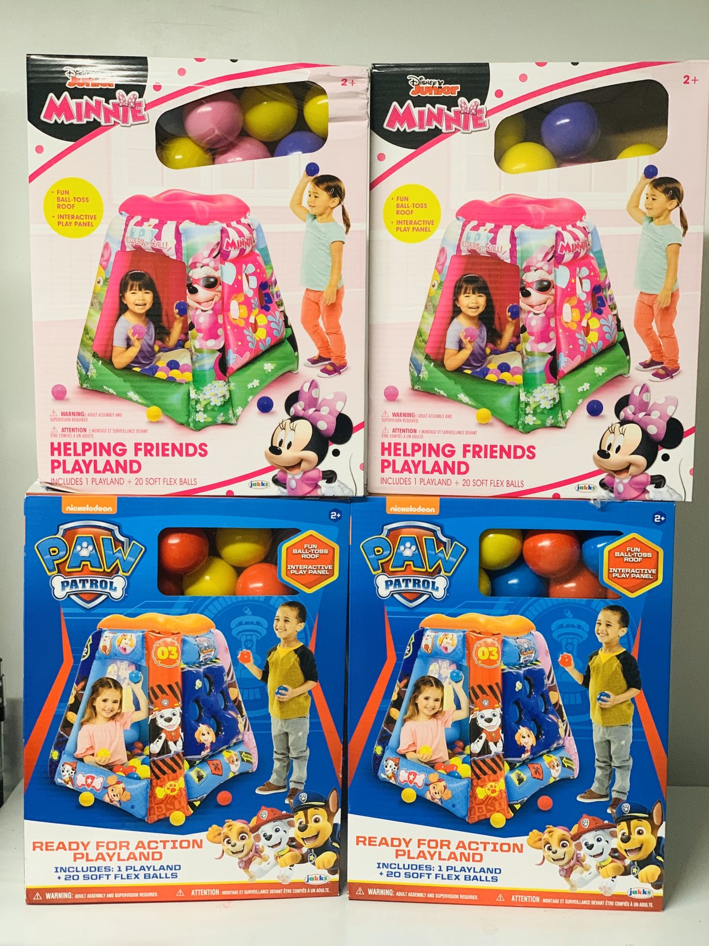 Paw Patrol and Minnie Mouse Inflatable Ball Pit