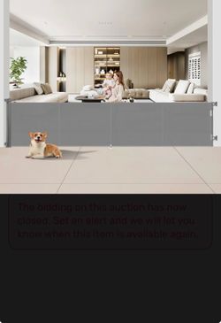 Miumoon 200 inch Reinforced Retractable Baby/pet Gate 42 inch Tall