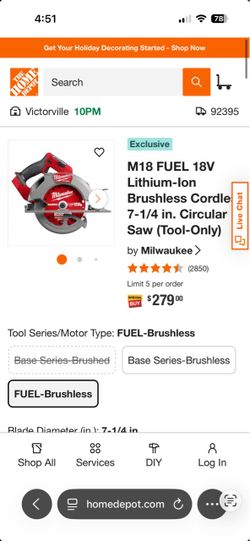 Milwaukee M18 FUEL 7-1/4 in. Circular Saw