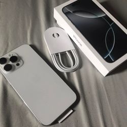 IPhone 16, call Max, any color you want. 255 GB