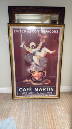French coffee poster