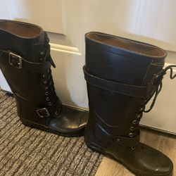 Bbmax  Black Rain Boots Size 8